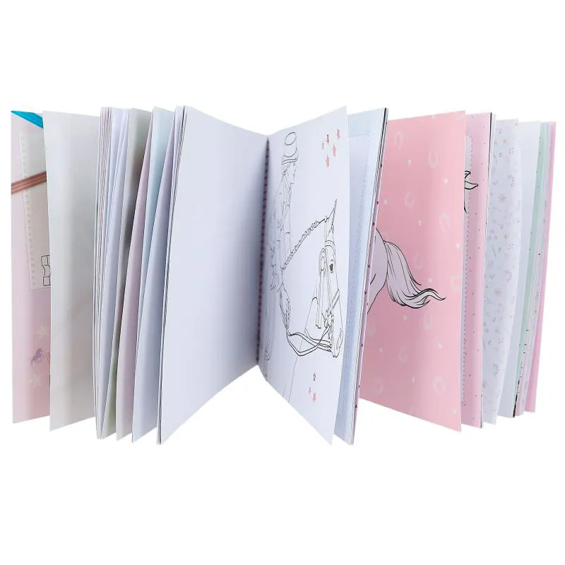 Miss Melody Horses Colouring Book-1